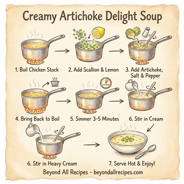 Creamy Artichoke Delight Soup instructions