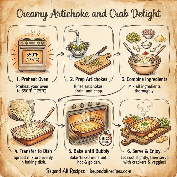 Creamy Artichoke and Crab Delight instructions