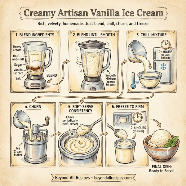 Creamy Artisan Vanilla Ice Cream instructions