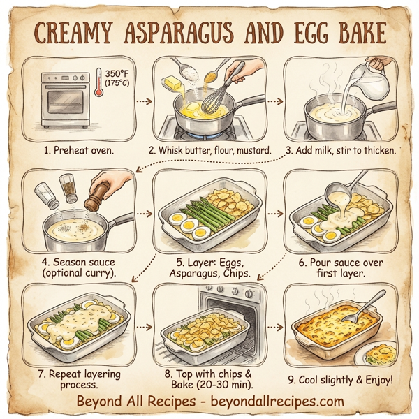Creamy Asparagus and Egg Bake instructions
