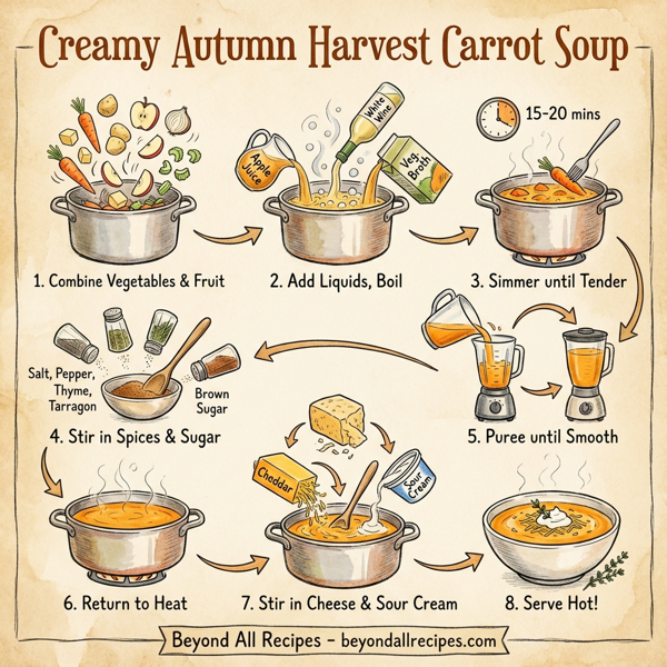 Creamy Autumn Harvest Carrot Soup instructions