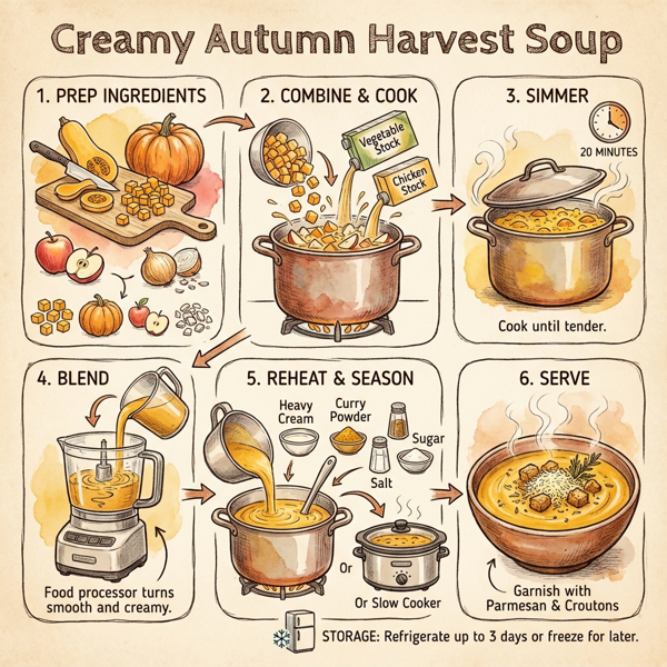 Creamy Autumn Harvest Soup instructions