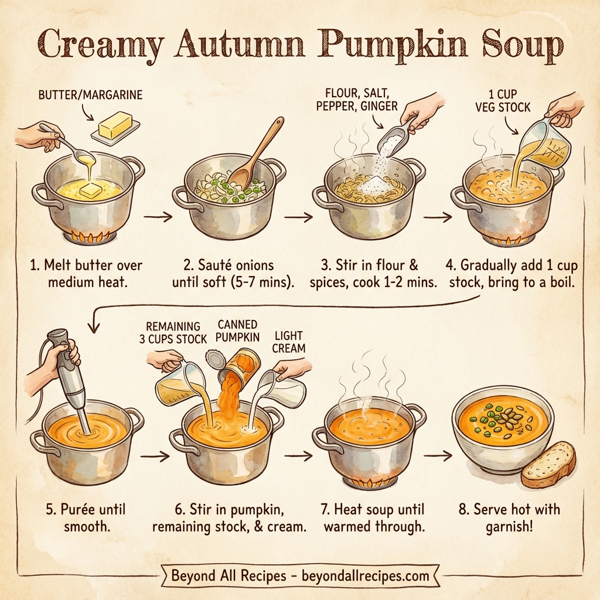 Creamy Autumn Pumpkin Soup instructions
