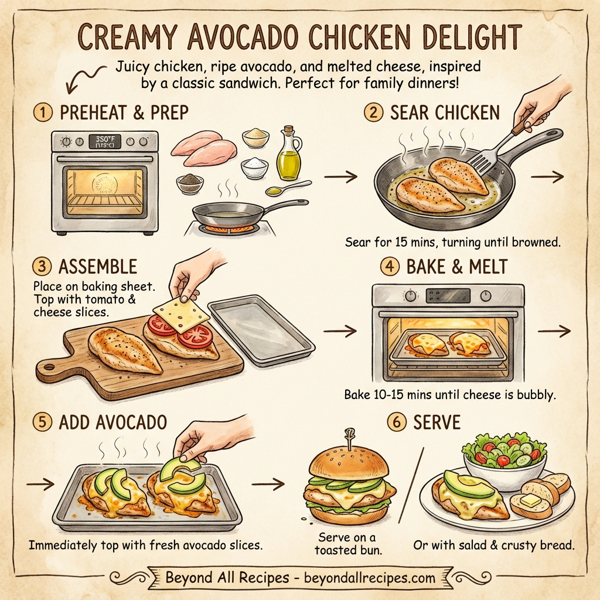 Creamy Avocado Chicken Delight instructions