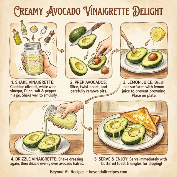 Creamy Avocado Vinaigrette Delight instructions