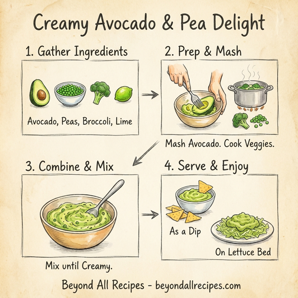 Creamy Avocado & Pea Delight instructions