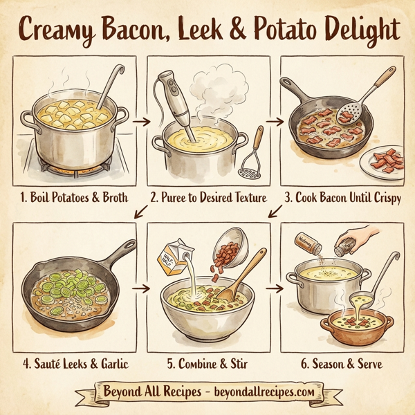 Creamy Bacon, Leek & Potato Delight instructions