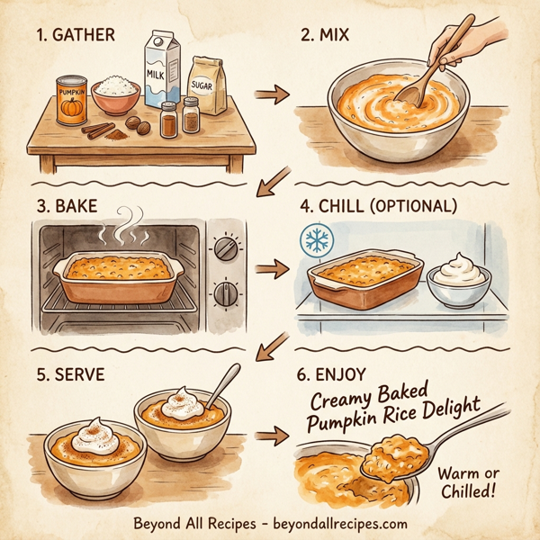 Creamy Baked Pumpkin Rice Delight instructions