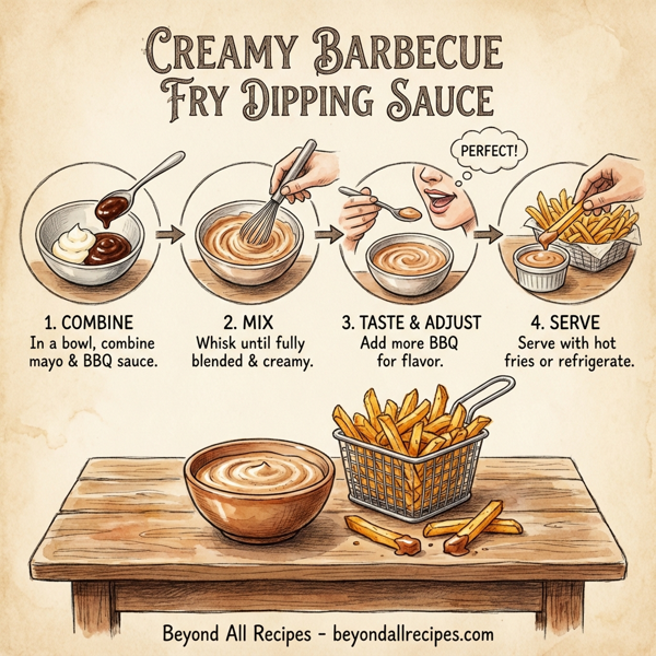Creamy Barbecue Fry Dipping Sauce instructions