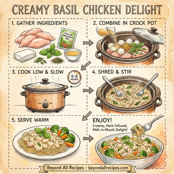 Creamy Basil Chicken Delight instructions