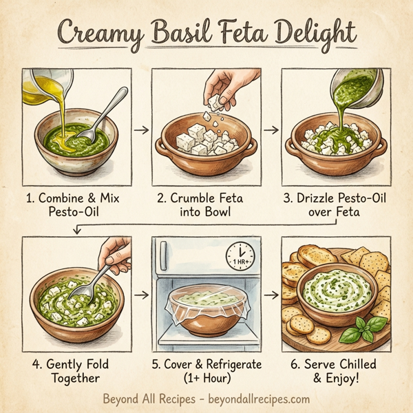 Creamy Basil Feta Delight instructions