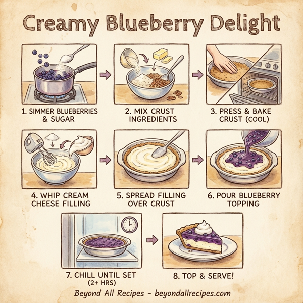 Creamy Blueberry Delight instructions