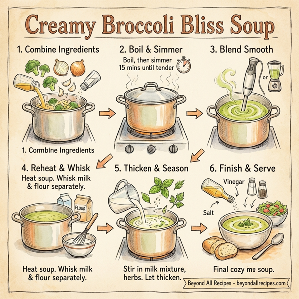 Creamy Broccoli Bliss Soup instructions