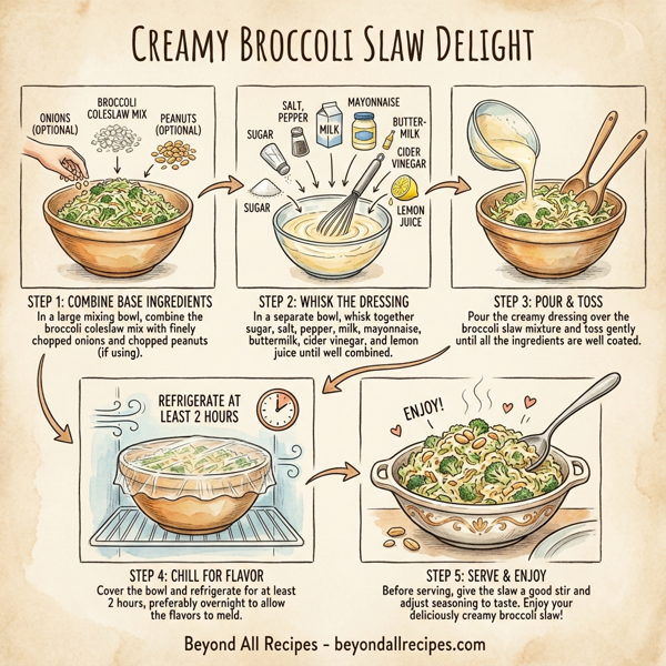 Creamy Broccoli Slaw Delight instructions