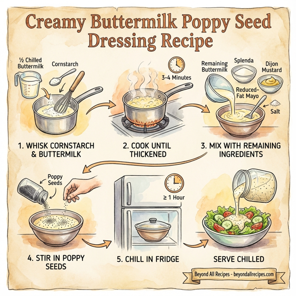 Creamy Buttermilk Poppy Seed Dressing instructions