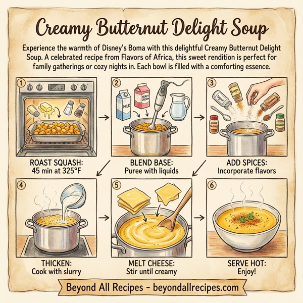 Creamy Butternut Delight Soup instructions