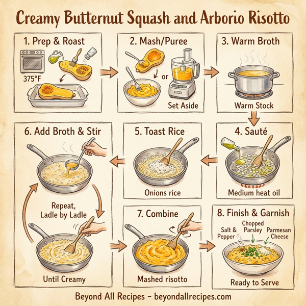 Creamy Butternut Squash and Arborio Risotto instructions