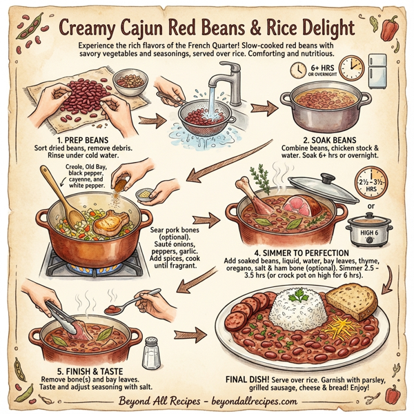 Creamy Cajun Red Beans & Rice Delight instructions