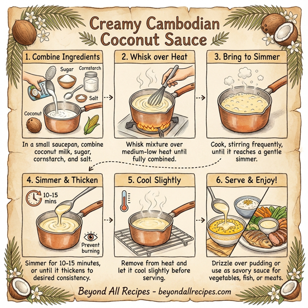Creamy Cambodian Coconut Sauce instructions