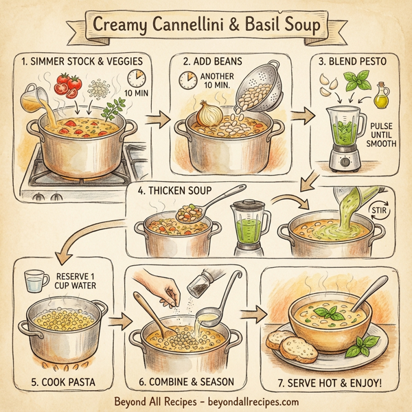 Creamy Cannellini & Basil Soup instructions