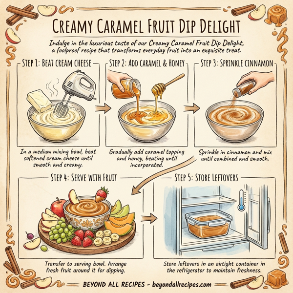 Creamy Caramel Fruit Dip Delight instructions
