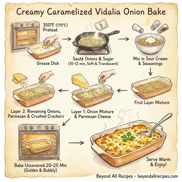 Creamy Caramelized Vidalia Onion Bake instructions