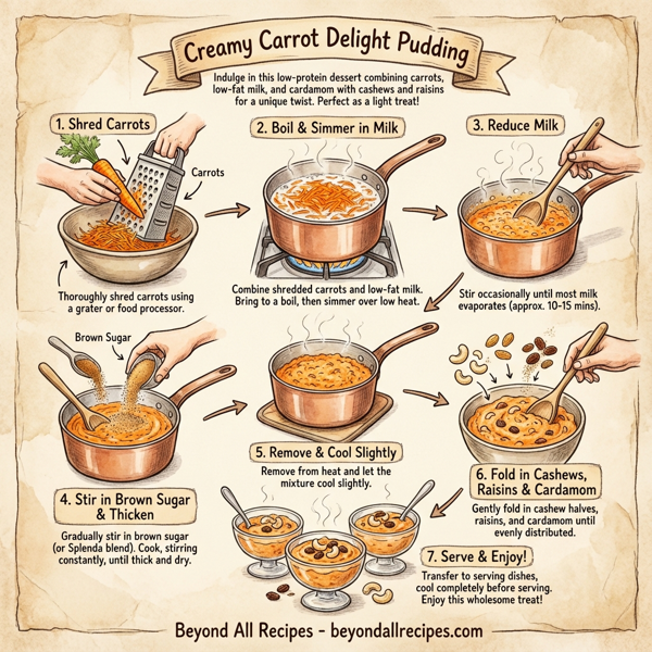 Creamy Carrot Delight Pudding instructions