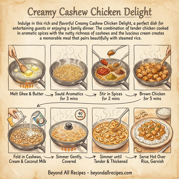 Creamy Cashew Chicken Delight instructions
