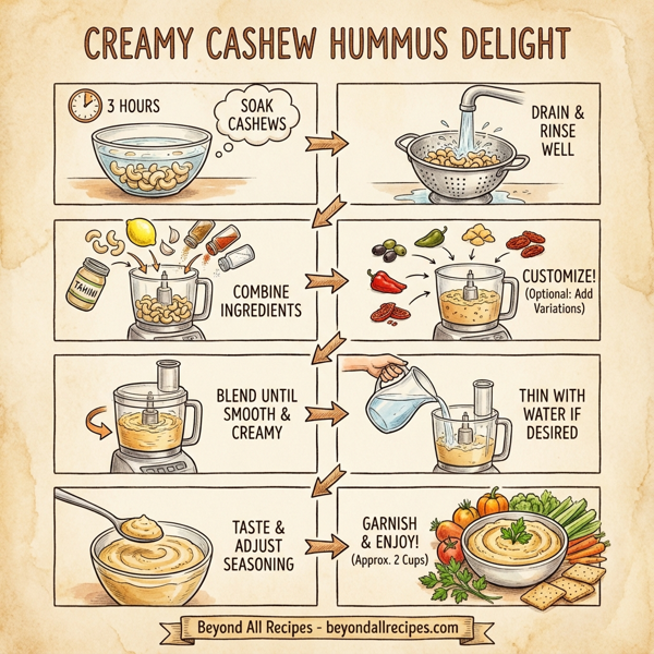 Creamy Cashew Hummus Delight instructions