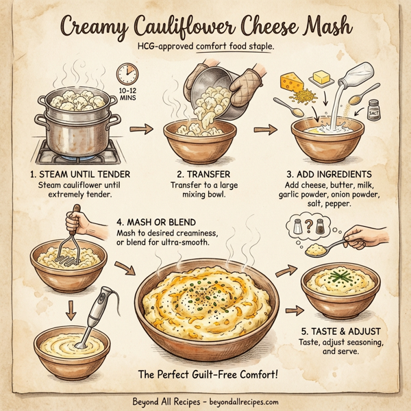 Creamy Cauliflower Cheese Mash instructions