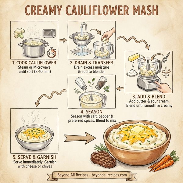 Creamy Cauliflower Mash instructions