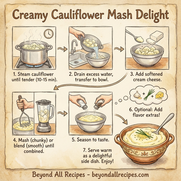 Creamy Cauliflower Mash Delight instructions