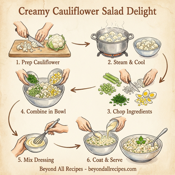 Creamy Cauliflower Salad Delight instructions