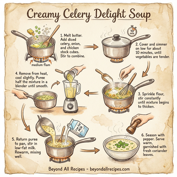 Creamy Celery Delight Soup instructions