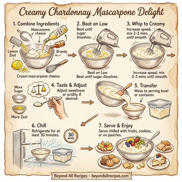 Creamy Chardonnay Mascarpone Delight instructions