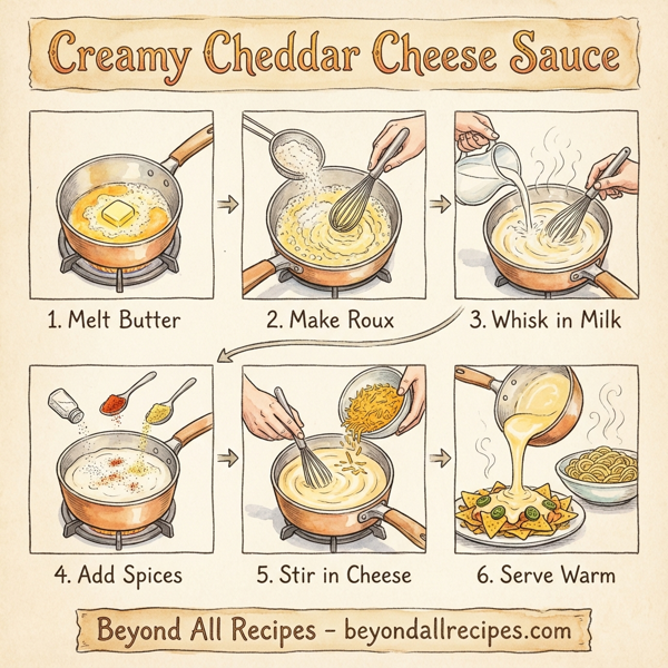 Creamy Cheddar Cheese Sauce instructions