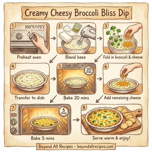 Creamy Cheesy Broccoli Bliss Dip instructions