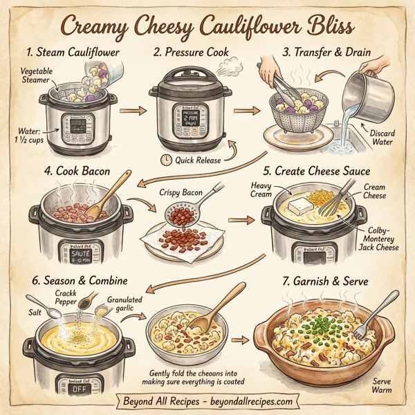 Creamy Cheesy Cauliflower Bliss instructions