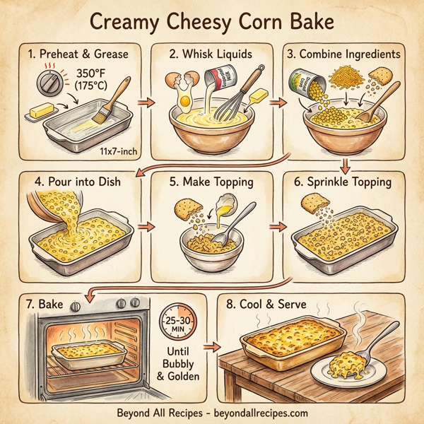 Creamy Cheesy Corn Bake instructions