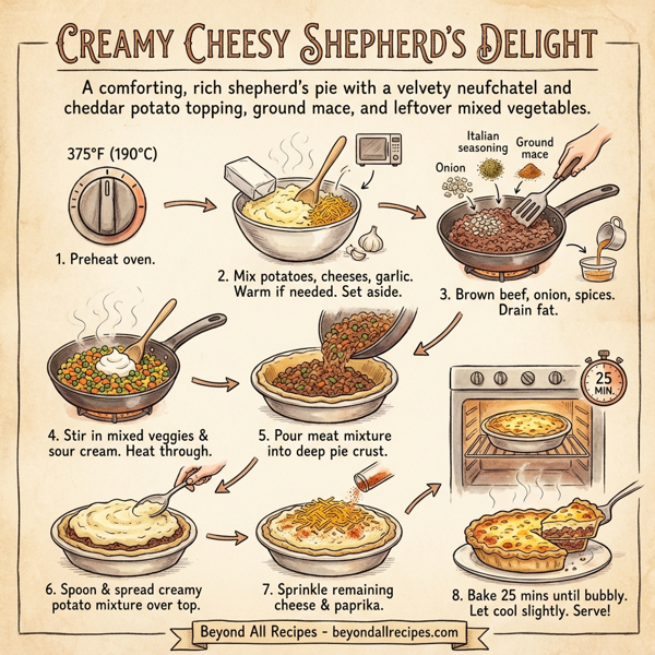 Creamy Cheesy Shepherd's Delight instructions