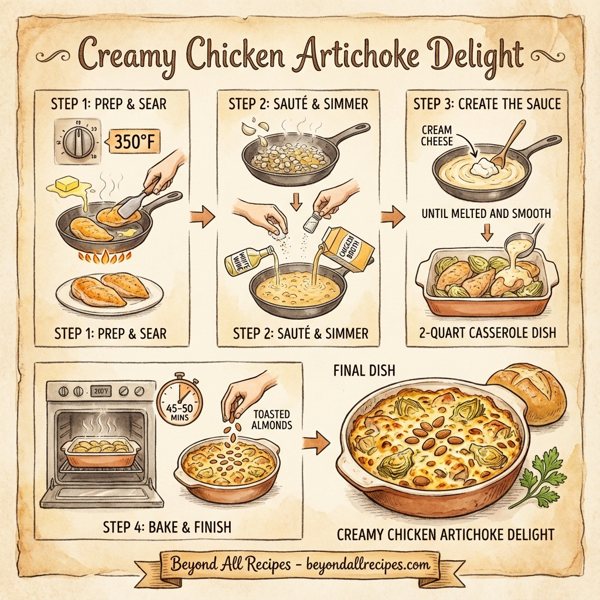 Creamy Chicken Artichoke Delight instructions