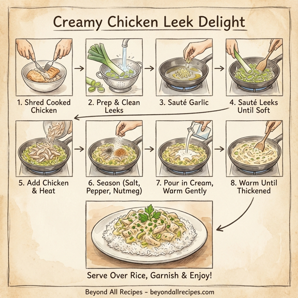 Creamy Chicken Leek Delight instructions