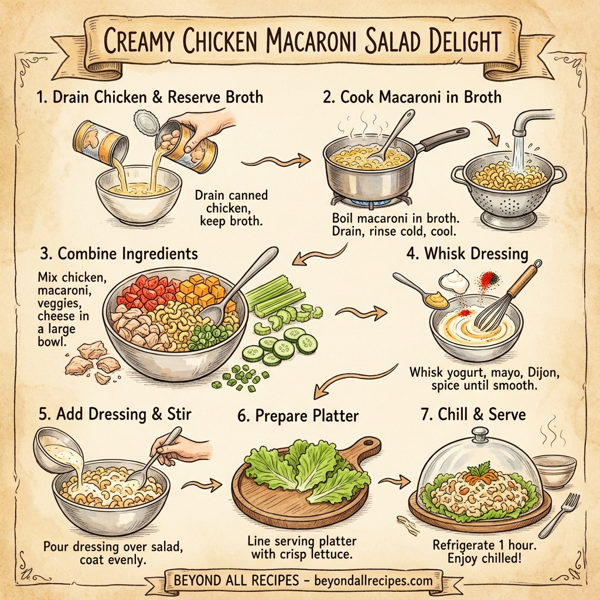 Creamy Chicken Macaroni Salad Delight instructions