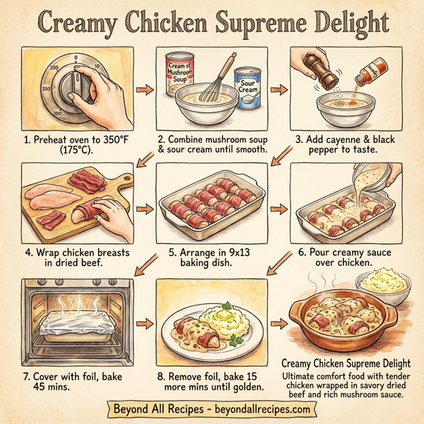 Creamy Chicken Supreme Delight instructions