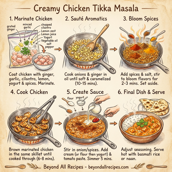 Creamy Chicken Tikka Masala instructions