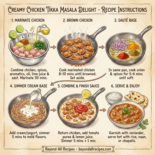 Creamy Chicken Tikka Masala Delight instructions