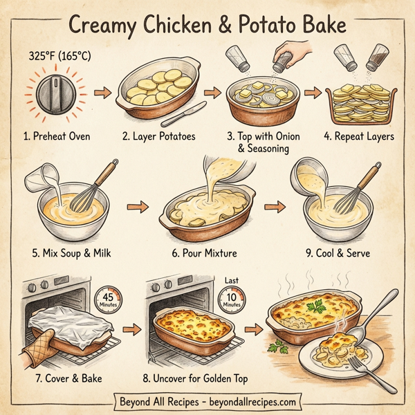 Creamy Chicken & Potato Bake instructions