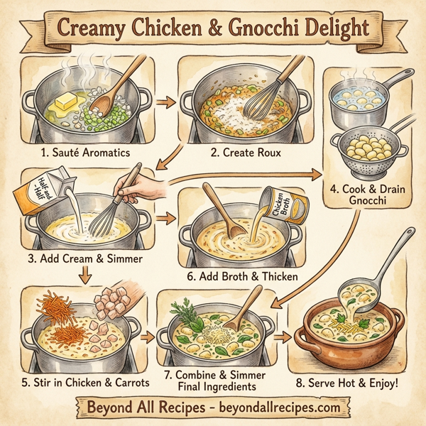 Creamy Chicken and Gnocchi Delight instructions
