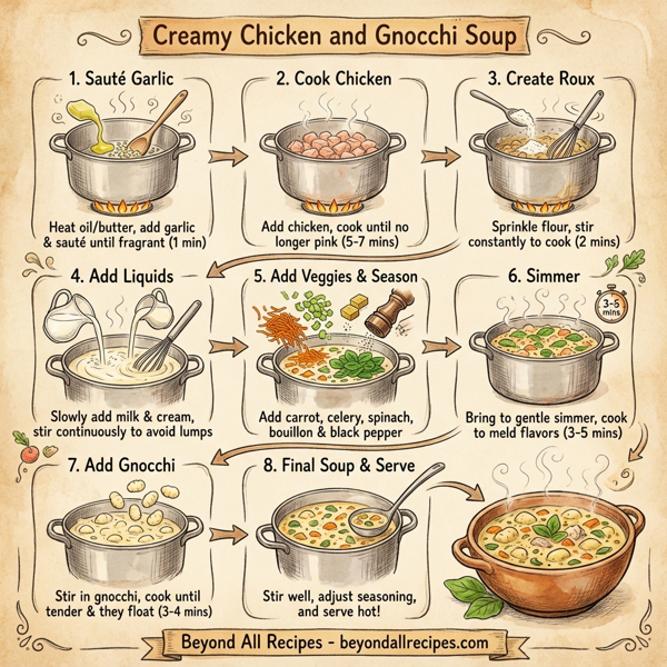 Creamy Chicken and Gnocchi Soup instructions