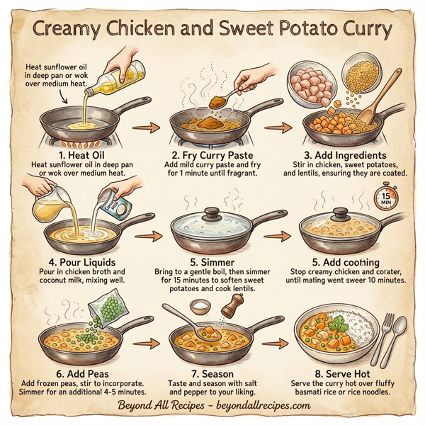 Creamy Chicken and Sweet Potato Curry instructions